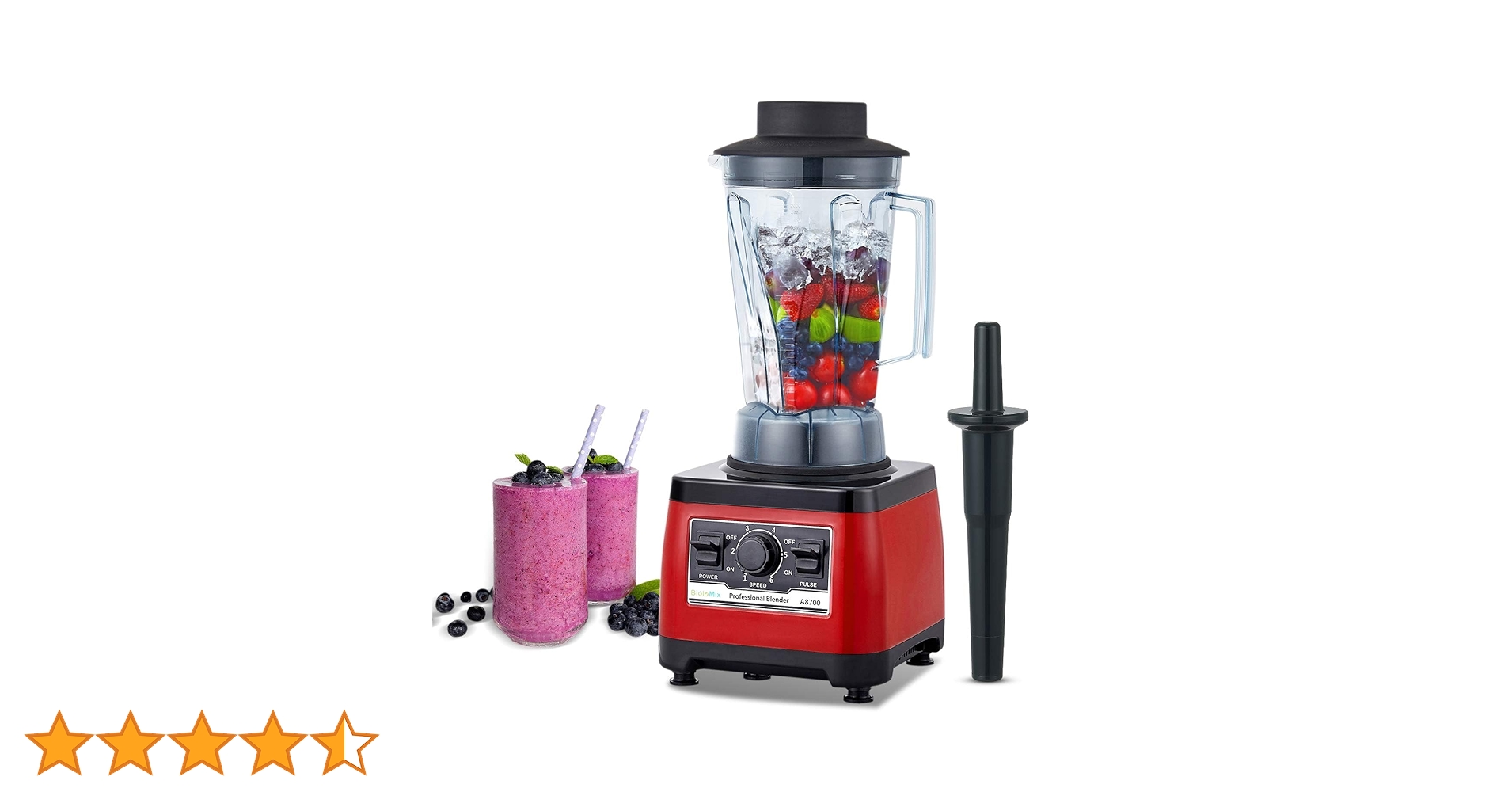 BioloMix 2L ブレンダー BioloMix Digital BPA FREE 2L Automatic Program Professional